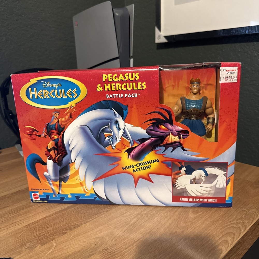 Disney's Hercules Pegasus & Hercules Action Figure Battle Pack 1997 Mattel 16887